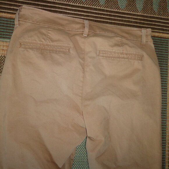 Old Navy Skinny Pants 6 TALL Tan Zip/Button Closure Belt Loops Pockets - Picture 6 of 13